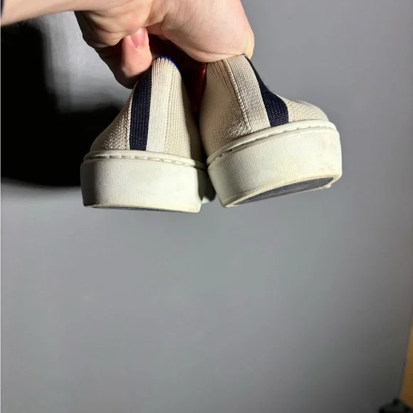 Rothy’s Original Slip On Sneakers in White Womens Size 8.5 - Picture 6 of 6